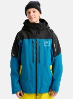 Burton [ak] Swash GORE-TEX 2L Jacke für Herren in True Black / Blue Teal / Atomic Yellow