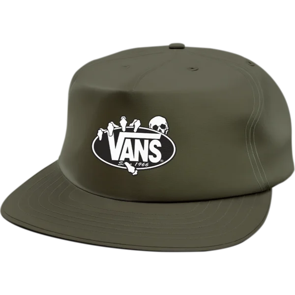Vans Show Off Unstructured Cap in Mossy Olive