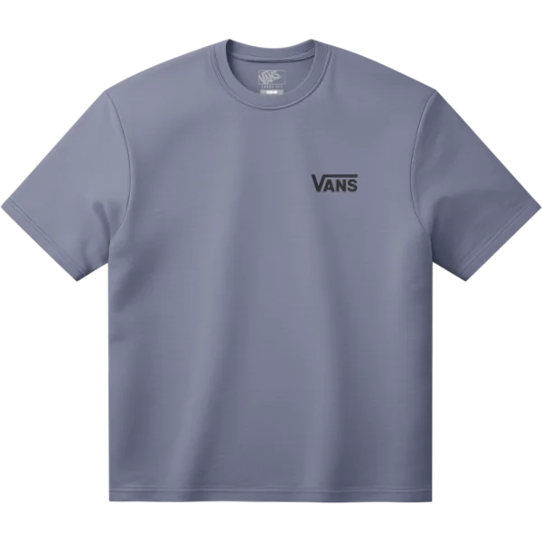 Vans Left Chest Logo II Loose T-Shirt in Glacial Slate