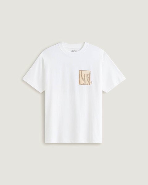 Vans Stretch Stack Crackle T-Shirt in White