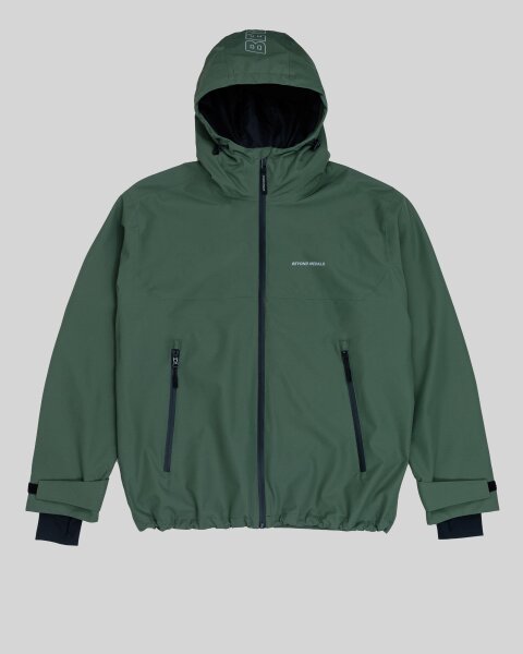 Beyond Medals Park Jacket 2L in Dark Green