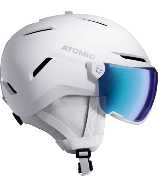 Atomic Savor Visor Stereo Visier-Helm in White Heather