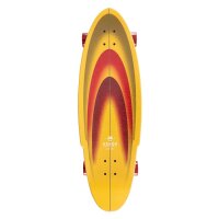 Arbor Surfskate Complete C7 Jordan Brazie Yellow/Red 32.5 IN
