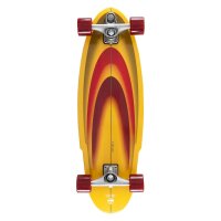 Arbor Surfskate Complete C7 Jordan Brazie Yellow/Red 32.5 IN