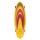 Arbor Surfskate Complete C7 Jordan Brazie Yellow/Red 32.5 IN
