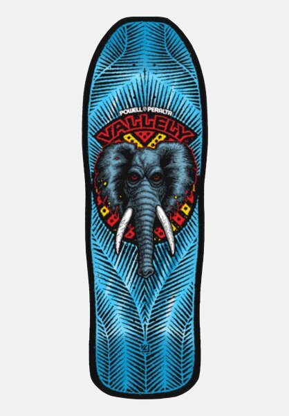Powell-Peralta Vallely Elephant ReIssue Blue Skateboard Deck 10"