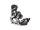 Burton Mission Re:Flex Snowboardbindung für Herren in White / Silver