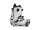 Burton Mission Re:Flex Snowboardbindung für Herren in White / Silver