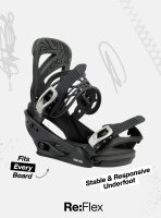 Burton Citizen Re:Flex Snowboardbindung für Damen in Chinchilla Gray