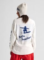 Burton 50th 83 Squared Long Sleeve T-Shirt - Stout White