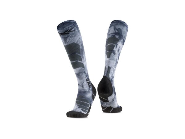 X-SOCKS Ski Expert Wild OTC Socken Tiedye X Black/X White