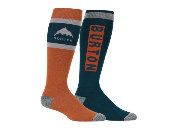 Burton Weekend Midweight 2-Pack Snowboardsocken für Herren in Spiced Chai