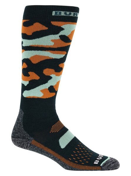 Burton Performance Mittelschwere Snowboardsocken für Damen Atlantic Camo
