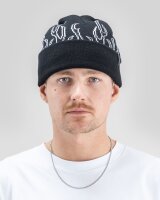 Beyond Medals 00s Flame Beanie in Black