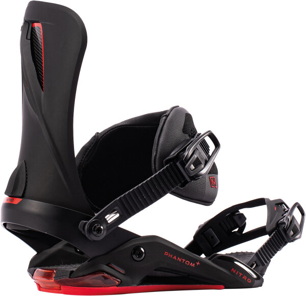 Nitro Phantom+ Snowboard-Bindung für Herren Schwarz
