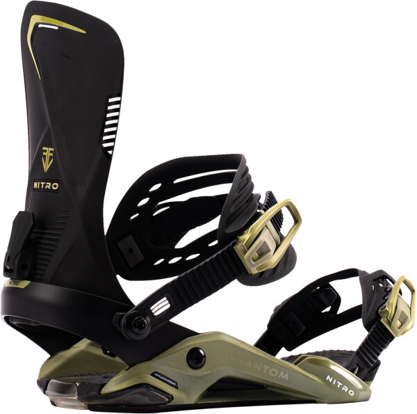 Nitro Phantom Snowboard-Bindung für Herren Schwarz (Nitro X Eero Ettala)