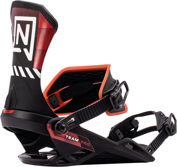 Nitro Team Pro Snowboard-Bindung für Herren Schwarz (Black Red)