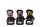 Nitro Team Pro Snowboard-Bindung für Herren Schwarz (Black Red)