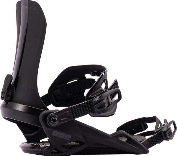 Nitro One Snowboard-Bindung für Herren Schwarz (Ultra Black)