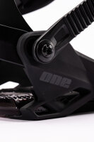 Nitro One Snowboard-Bindung für Herren Schwarz (Ultra Black)