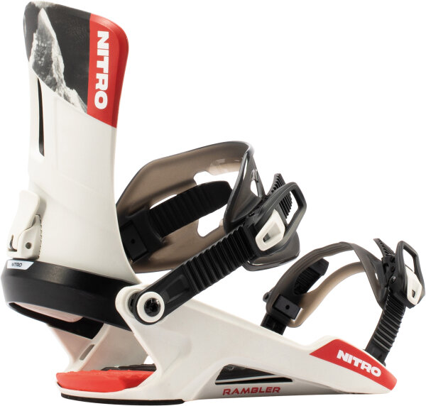 Nitro Rambler Snowboard-Bindung für Herren Schwarz (Raw)