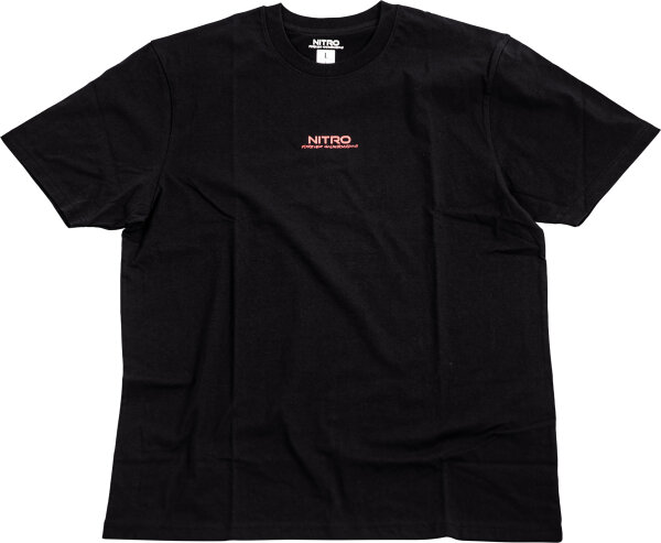 Nitro Logo T-Shirt für Herren Schwarz