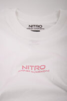 Nitro Logo T-Shirt für Damen Weiss