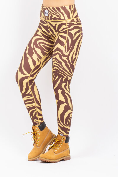 Eivy Pocket Baselayer-Tights für Damen Yellow Tiger