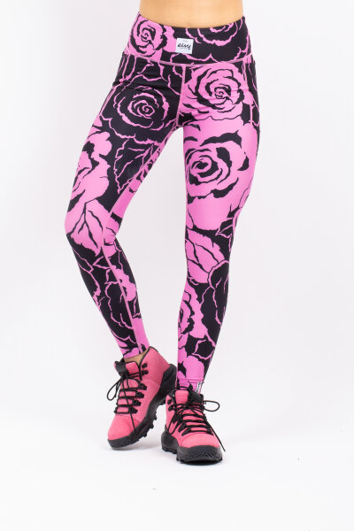 Eivy Pocket Baselayer-Tights für Damen Pink Rose