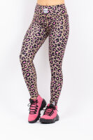 Eivy Pocket Baselayer-Tights für Damen Pink Leopard