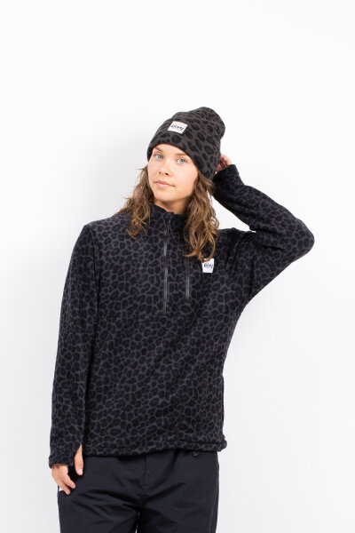 Eivy Techlight Halfzip 2 Fleecepullover für Damen Black Leopard