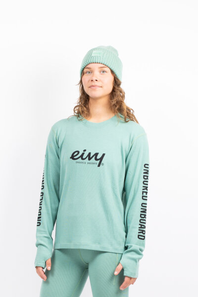 Eivy Loose Fit MX Wool Rib Baselayer für Damen Grün