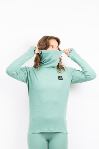 Eivy Icecold Wool Rib Baselayer für Damen Grün (Menthe)