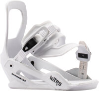 Nitro Charger Micro Bag Snowboard-Bindung für Kinder Weiss