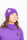 Eivy Foldable Knit Balaclava Beanie für Damen Lila